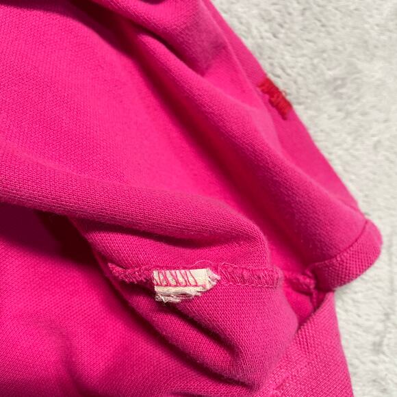 Altea Polo Shirt Mens Large Pink Embroidered Beaded Decorative Smart Casual - Picture 5 of 16